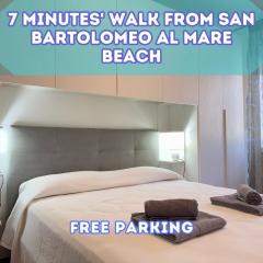 7 min from the sea, close to the historic centre