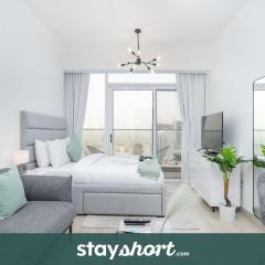 StayShort - Calm and comfy Studio apartment at Bloom Heights A in JVC!