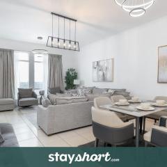 StayShort - Downtown Dubai sleeps 3 with Private Balcony