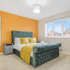 Spacious 5-Bed Contractor House - Parking & Wi-Fi