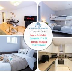 Pet-Friendly 2BR Home with Private Yard, Free Parking, WiFi, and Contractor-Friendly Features