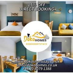 Pottery House - Stoke on Trent -Free parking - Central Location - Sleep 8