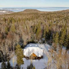 L'ours de Charlevoix - Chalet proche du Massif avec spa