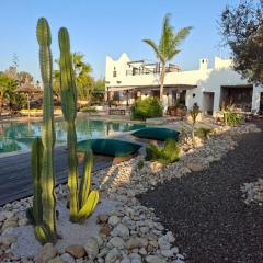 Les jardins de Silona, piscine chauffée