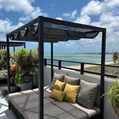 Bela Hospedagem - #214 Alta Garden, pé na areia, próximo ao Caribessa