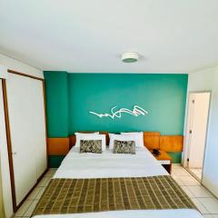 Praia do Canto Apart Hotel Varanda frente mar