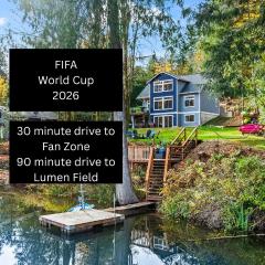 Woodland Escape on Mission Lake-Worldcup Fan Zone 30 min drive