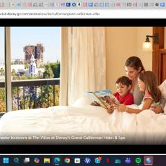 Deluxe Studio Dec 21 to 25 at Disney's Grand California Hotel & Spa