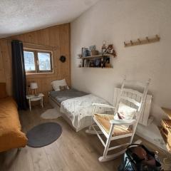 Studio mezzanine à 300m des pistes, balcon sud, jusqu'à 4 personnes - FR-1-572-342
