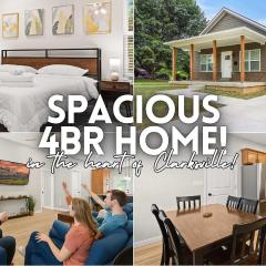 Charming 4-BR Retreat in the Heart of Clarksville