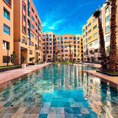 Le Pavillon Gueliz Appart Chic Confort et Piscine