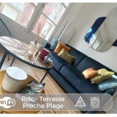 04- La Potinière- Proche Plage - RDC avec Terrasse- Parking gratuit