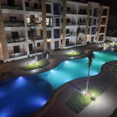 Appartement haut standing 2 chambres piscine Martil centre