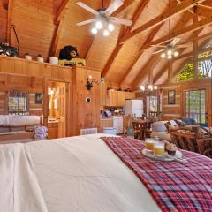 Cozy Winter Couples Escape Hot Tub Fireplace