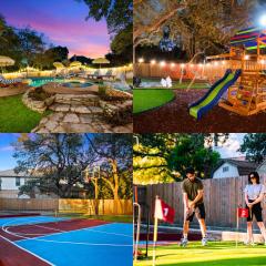 HeatedPool-PickleBall-Basktball-Golf-FirePit-Games