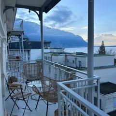 Elegant & Spacious Apartment with Historic Charm in Central Montreux