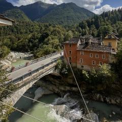 Casa panoramica sul fiume Anza e sul Monte Rosa