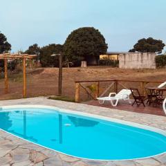 Chácara pôr do sol