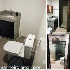 Aconchegante pé na lagoa