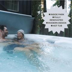 Rare Stay Inside Yosemite NP w Hot Tub, AC, WiFi