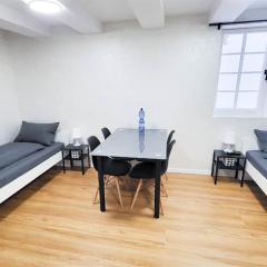 ALFA Stuttgart 2Z-Apartment 4 Betten SmartTV WLAN nahe Wasen Daimler l Bad & Küche l 2BR 4 beds kitchen bathroom