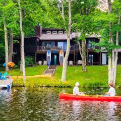 Lakefront Hot Tub Canoes Game Room Wood FP