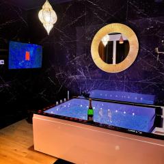 Jacuzzi privé, Sauna & Design Chic