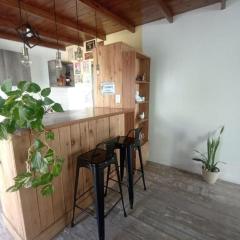 Ph al fondo hasta 5 personas en Punta Mogotes Patio y parrilla