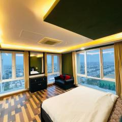 Goldcrest crown Apartments with balcony in DHA Lahore