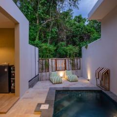 Jungle view 1bed room close to beach - restaurant -bar