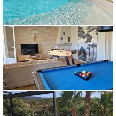 La Bohem'Azur Villa Golfe St Tropez 170m2 5 chambres Piscine Spa Magnifique Vue Dégagée Déco Bohème Chic