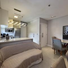 Flat com Academia, Rooftop, Piscina e Vista Mar