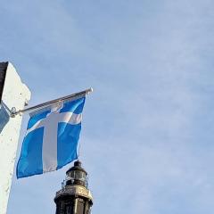 Appartement équipé vue phare, 2 min plage & ferry