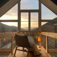 Mosel Chalets - Design-Ferienhäuser mit Sauna & Weinblick in Pommern - Direkt am Weinberg