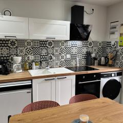 Maison avec courette