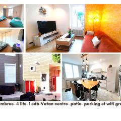 Élégante maison avec patio Vatan Centre