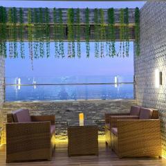 High floor garden apartment with open view and sauna