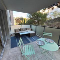 Deux pièces à Sète - Terrasse, Parking, WiFi - FR-1-338-633