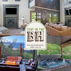 High Mountain Rustic Cabin Hot Tub Game Loft