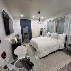 Cozy studio with a wood burning sauna