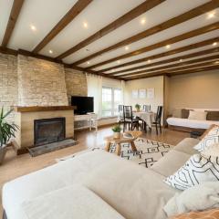 Chalet con piscina, jacuzzi y vistas al mar, a 5 min del puerto de Cudillero