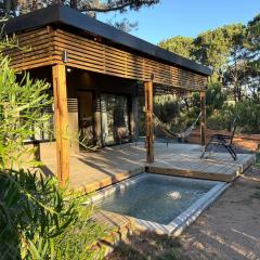 Small paradise by the sea and the stream