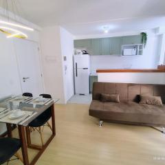 Apto c/ Churrasqueira a 750 m da Praia CIB1104