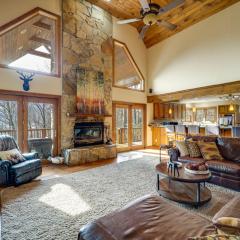 Mtn-View Deck, Game Room! Spacious Elk Park Lodge