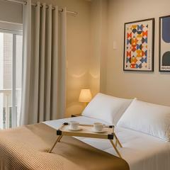 Refúgio & Aconchego: Quadra-mar, Vaga, Varanda, Ar