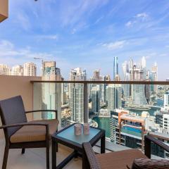 Marriott 1BR Apartment with Dubai Marina View