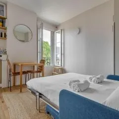 Bichat - CI - Studio cozy avec belle vue sur jardin