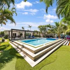 4BR Lakefront Heated Pool -Jacuzzi -Basket -Sauna