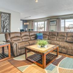 Walk to Lake Huron Central East Tawas Apt!