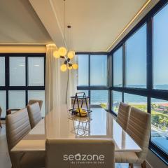 Apto vista mar e churrasq. a 80m da Praia RET0801